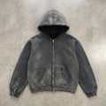 Streetwear Acid Wash Zip Up
